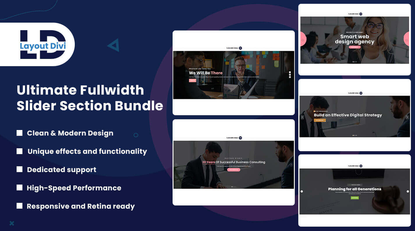 Fullwidth Slider Section Bundle