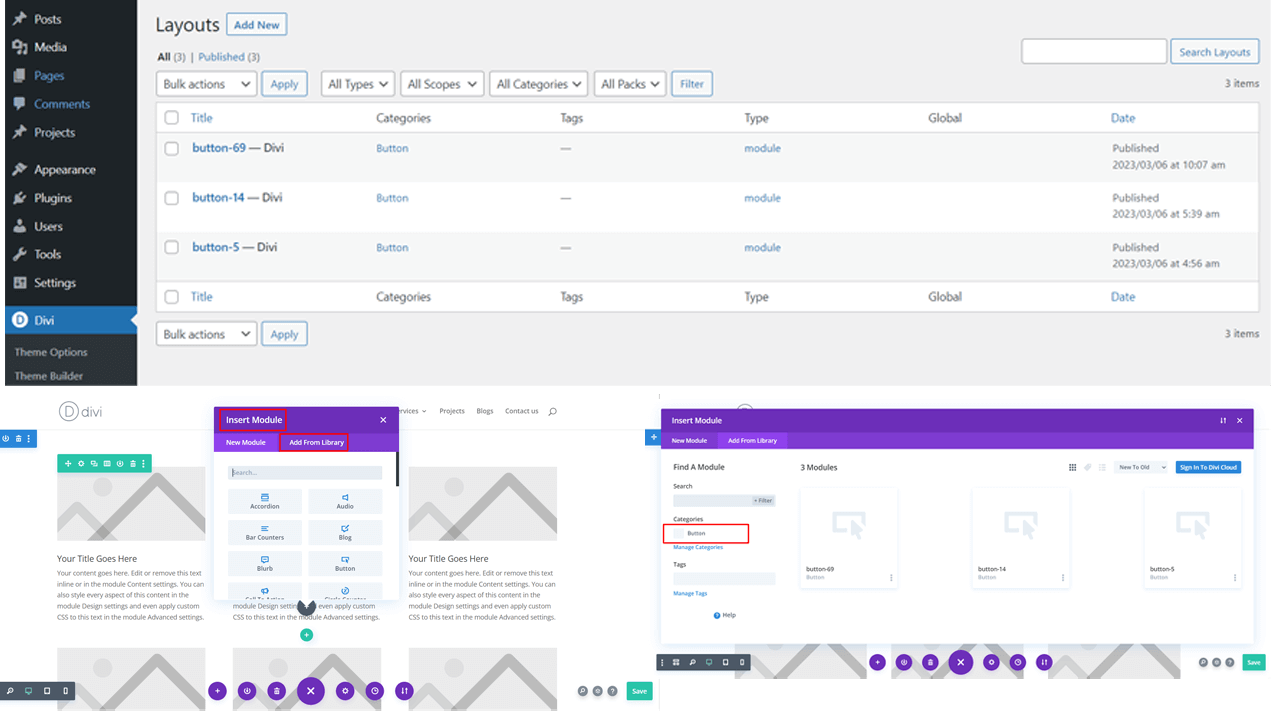 Button Installation Steps